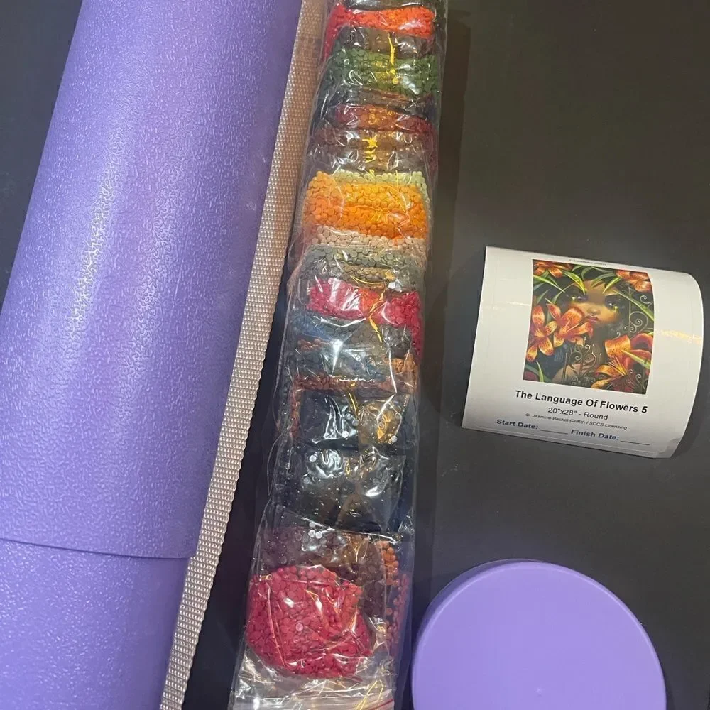 The Language of Flowers 5 by Jasmine Beckett Griffith diamond painting kit!
